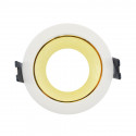 Support de spot basse luminance Rond Rotatif blanc Ø82 x 72 mm IP20