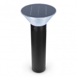 Potelet Solaire Conique LED 4W 3000°K Noir 500mm