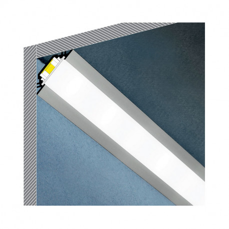 Profil Aluminium Angle 45° pour ruban LED 12V - Digilamp - Luminaires &  Eclairage