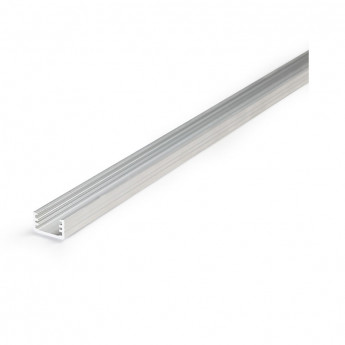 Profile Fin Aluminium Brut 2m pour bandeaux LED