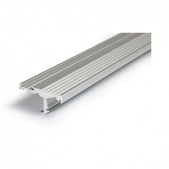 Profilé aluminium anodisé nez de marche 2m pour ruban LED