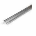 Profile Rainure Aluminium Brut 2m pour bandeaux LED