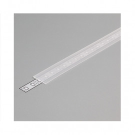Diffuseur Profile 15.4mm Dépoli 2m pour bandeaux LED