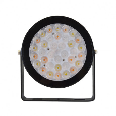 Projecteur Exterieur LED Noir 230V 6W RGB+Blanc IP65 - Projecteurs -  Rêvenergie