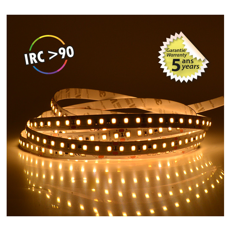 Ruban LED 7,2 watts /m Blanc - Rou.  Boutique Officielle Miidex Lighting®