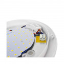 Plafonnier LED Hublot rond + Détecteur RF 20W Ø300mm 4000°K IP65