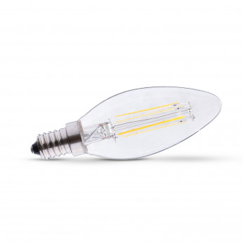 Ampoule LED filament sphérique 4w 400 lumen E14 3200k lumière chaude EDM  98611