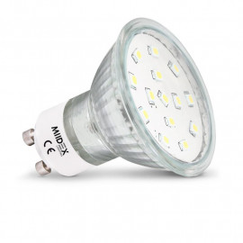 Ampoule LED GU10 dichroïque 4W 3000°K