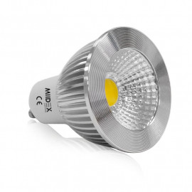 Ampoule LED GU10 Spot 6W 3000K 75° Aluminium Boite