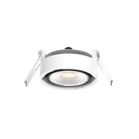 MIIDEX Spot LED Eclat encastrable fixe dimmable IP65 6W 600lm CCT 68mm  blanc - 100104