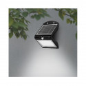 Applique Murale LED Solaire 4W 4000K Noir + Détecteur