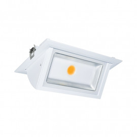 Spot LED Rectangulaire Inclinable avec Alimentation Electronique 40W 4000°K